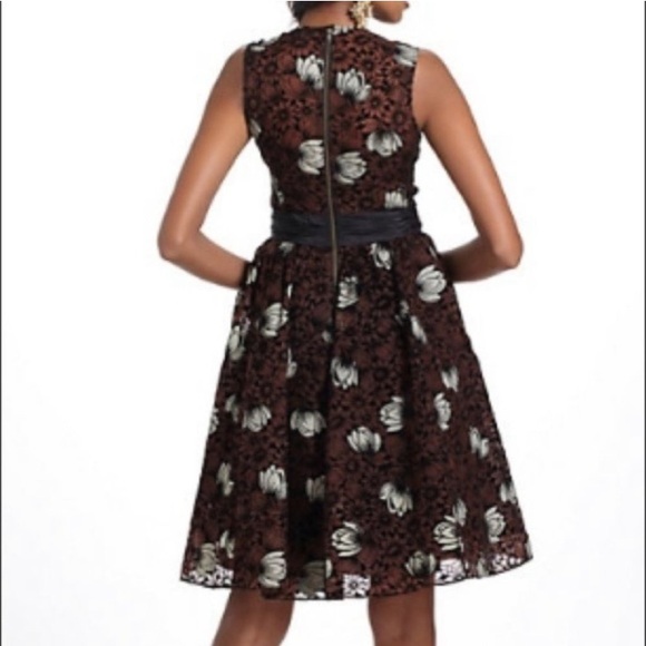 Chrysanthemum Anthropologie Fit & Flare Dress - Picture 2 of 10